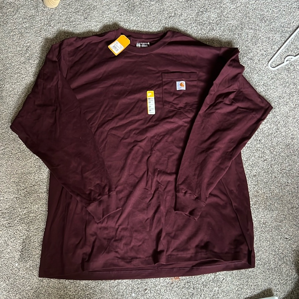 Carhartt Long Sleeve work shirt 2XL Tall NWT Brand New